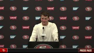 49ers Brock Purdy reacts to win on Monday Night Football vs Commanders 