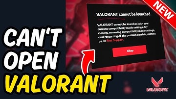 Fix Valorant Not Launching Error - Couldn