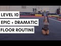 Epic  dramatic gymnastics floor routine  taylor krippner