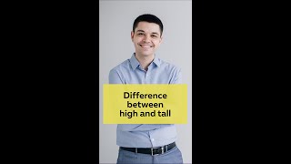 What’s the difference between High and Tall? | English Vocabulary Lesson | Learn English