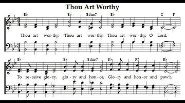 Thou art worthy - Alto part