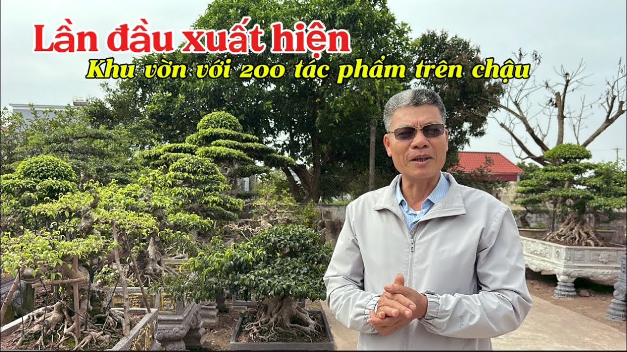 LẦN ĐẦU LÊN SÓNG. Khám phá khu vườn anh Cao Như Ý với 200 tác phẩm trên chậu☎️ 0983547126|Quảng Tùng
