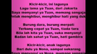 KICIR KICIR - Lagu dan Tari Nusantara - Lagu Anak