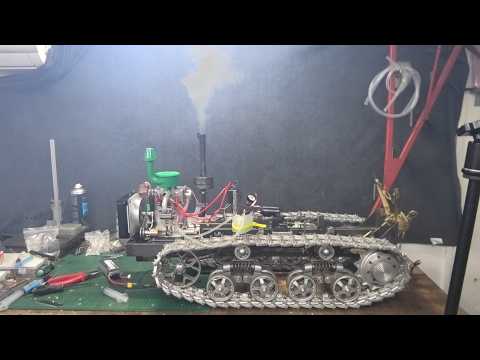 STARTING the DIY engine of a T150 tractor #T150 (ENG voice)