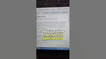 Leetcode 752 | Day 9 Daily Solving a Leetcode problem #coding #leetcode #leetcode752 #python