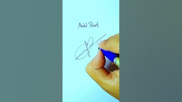 Abdul basit name Signature. #intags #calligraphy #signature