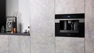 Hotpoint CM9945H Built-in Coffee Machine - YouTube