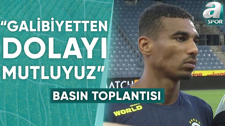 Alexander Djiku: "Elde Ettiğimiz Galibiyetten Dolayı Mutluyuz" (Strasbourg 0-4 Fenerbahçe) / A Spor