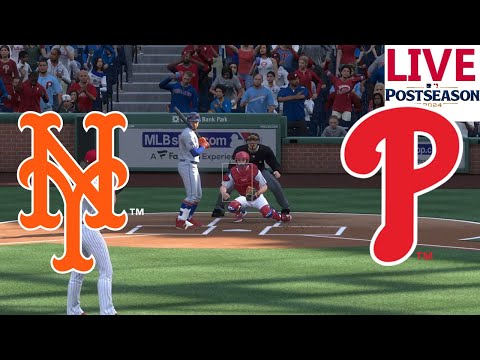 🔴LIVE 🔴 New York Mets VS Philadelphia Phillies/Mlb Post Season /October /MLB THE SHOW 2024