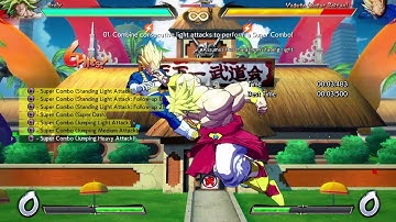 Dragon Ball FighterZ Combo Challenge FighterZ Pass 1 Speedrun Attempt