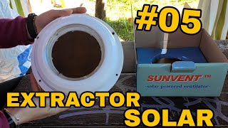 #05 CAMPERIZACIÓN | Instalación EXTRACTOR SOLAR en una furgoneta CAMPER | De viaje en Troncofurgo by De viaje en troncofurgo 4,307 views 2 years ago 6 minutes, 59 seconds