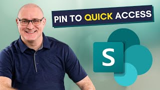 Pin to Quick Access in SharePoint Document Library