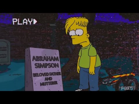 Past live slow. Барт симпсон дед инсайд. Симпсоны могила. Барт симпсон взрослый. Simpsons на кладбище.