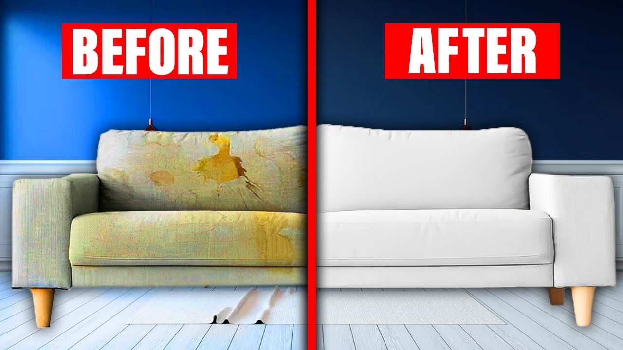 How to Clean a Fabric Couch - Bless'er House