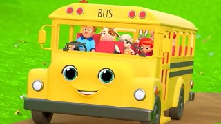 Wheels On The Bus Nursery Rhyme & Kindergarten Song For Babies
