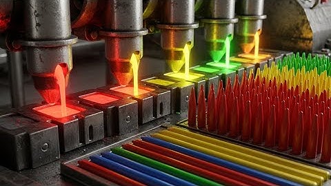 How Crayons Are Made — Incredible Process of Color Mixing and Molding