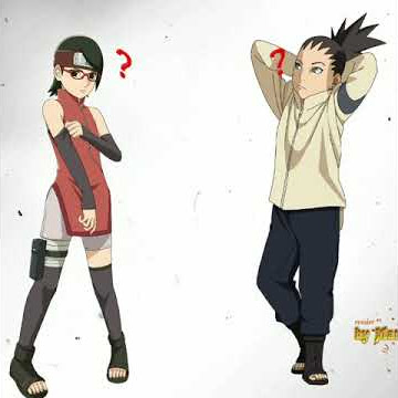 sarada uchiha and shikadai nara