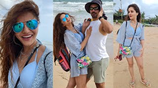 Rubina Dilaik Abhinav Shukla giving us major couple goals from their Beach Vacation in Goa
