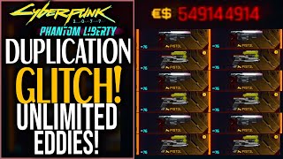 Cyberpunk 2077 EASY DUPLICATION GLITCH - FASTEST MONEY GLITCH IN CYBERPUNK 2077 PHANTOM LIBERTY