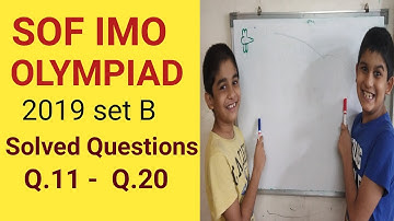 IMO 2019 OLYMPIAD SOLVED QUESTIONS/SOF MATH OLYMPIAD 2019 grade 4 /# olympiad/#matholympiad