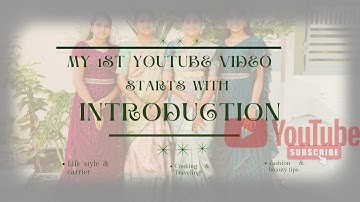 Introduction Video 😍| My First Video 🥳 | Channel Introduction | Kondaveeti Sisters..