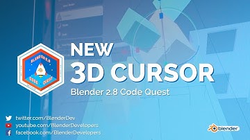 New 3D Cursor - Blender 2.8 Code Quest