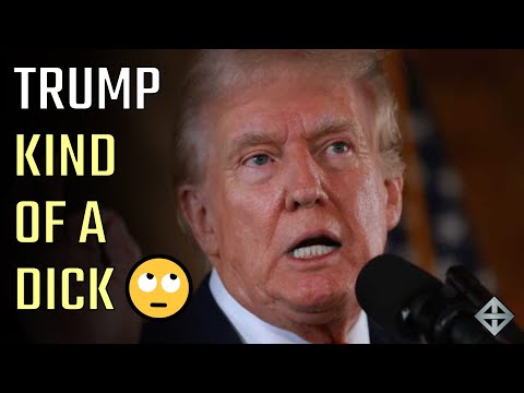 Kind Of A Dick! Donald Trump claims to be a kind man as he pushes his moronic reciprocal tariffs?!