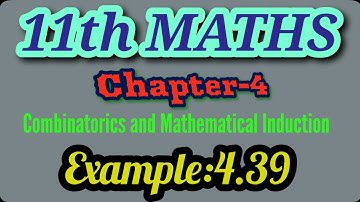 TN-11th MATHS Chapter:4-Example:4.39