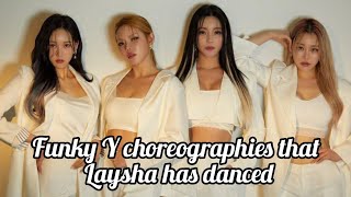 Coreografías de Funky Y que a bailado Laysha