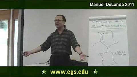 Manuel DeLanda. Intensive and Topological Thinking...