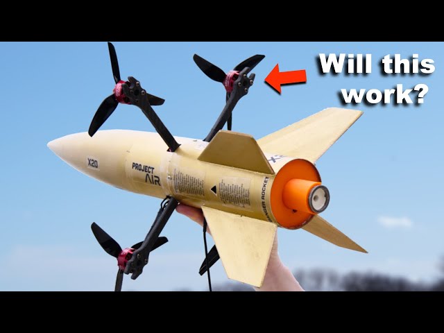 Building the FASTEST Rocket Drone class=
