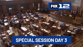 Day 3 of the Oregon special session for transportation funding