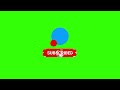 Colorful Liquid YouTube Subscribe Button Green Screen Effects