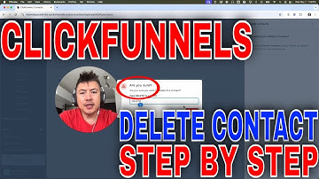 ✅  How To Delete Remove Contact In ClickFunnels🔴