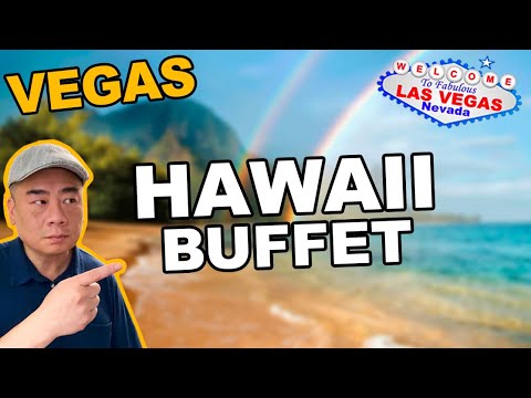 Hawaii Buffet "Aloha Night" at Market Place Buffet. Rampart Casino. Las Vegas