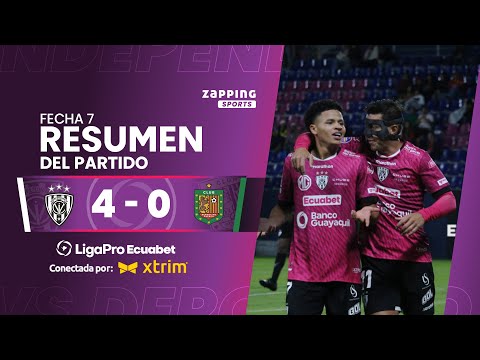 Independiente del Valle 4 - 1 Deportivo Cuenca / Fecha 7 / LigaPro Ecuabet conectada por Xtrim