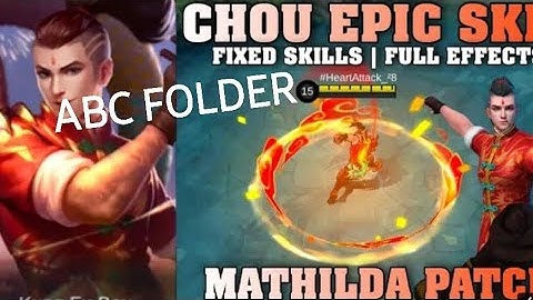 CHOU DRAGON BOY SKIN SCRIPT ABC FOLDER!!