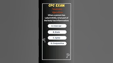 CPC Exam Anatomy frequently asked question. Let