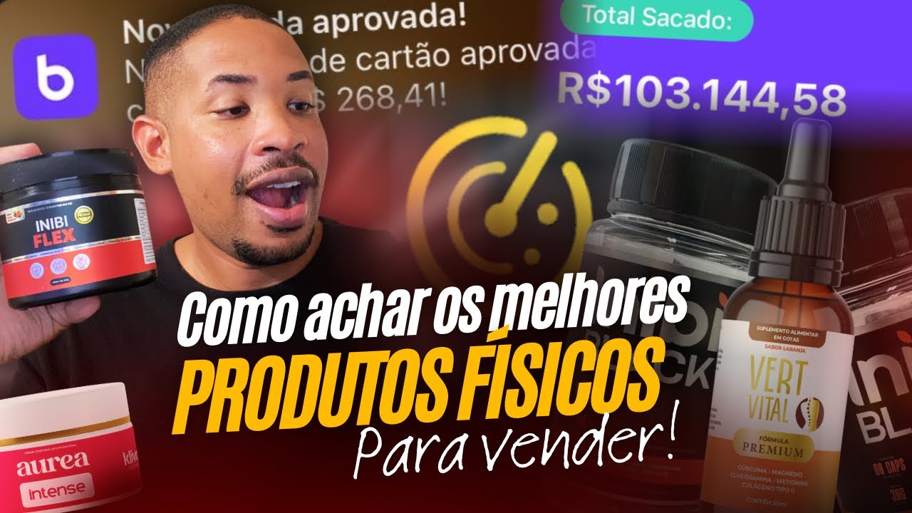Como achar bons PRODUTOS FÍSICOS para vender todos os dias como Afiliado 