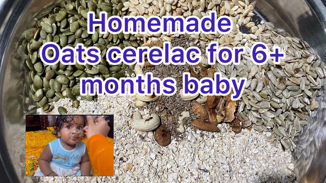 Oats Cerelac for 6+ months baby Home made oats ceralac easy