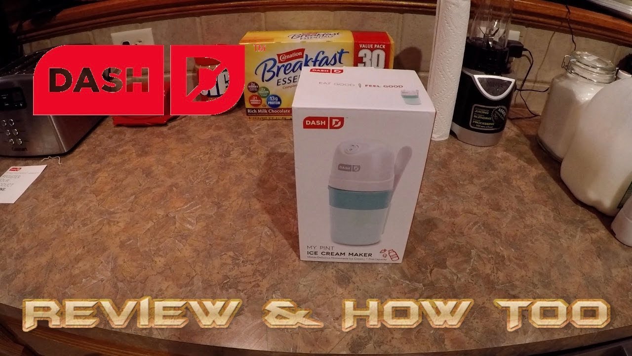 Testing a Gadget: The My Pint Ice Cream Maker from Dash 