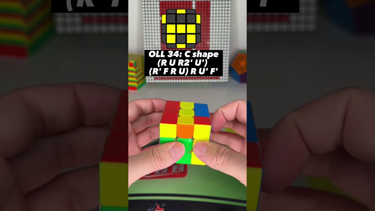 How to IMPROVE your OLL 34: C Shape