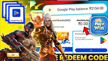 PlayNWin App | Free Redeem Code App | Google Play Gift Card New App | How to get free redeem code