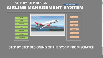Step by Step Designing the Airline management system using Microsoft Access and VBA coding.