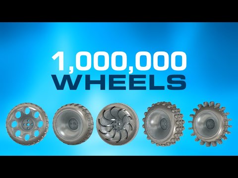 Make any Wheel Your Need with Mass Production 3D Printing
