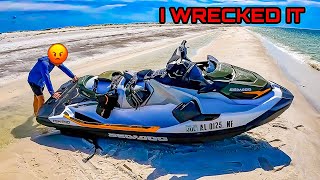 I Can't Believe I WRECKED My Fishing JET SKI THIS WAY