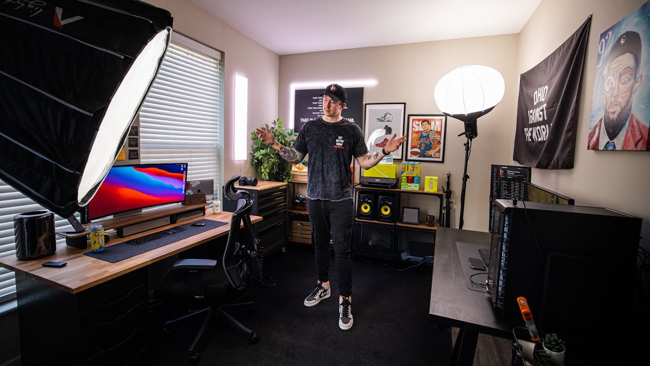 INSANE  Studio Setup  Home Office Tour 2022! 