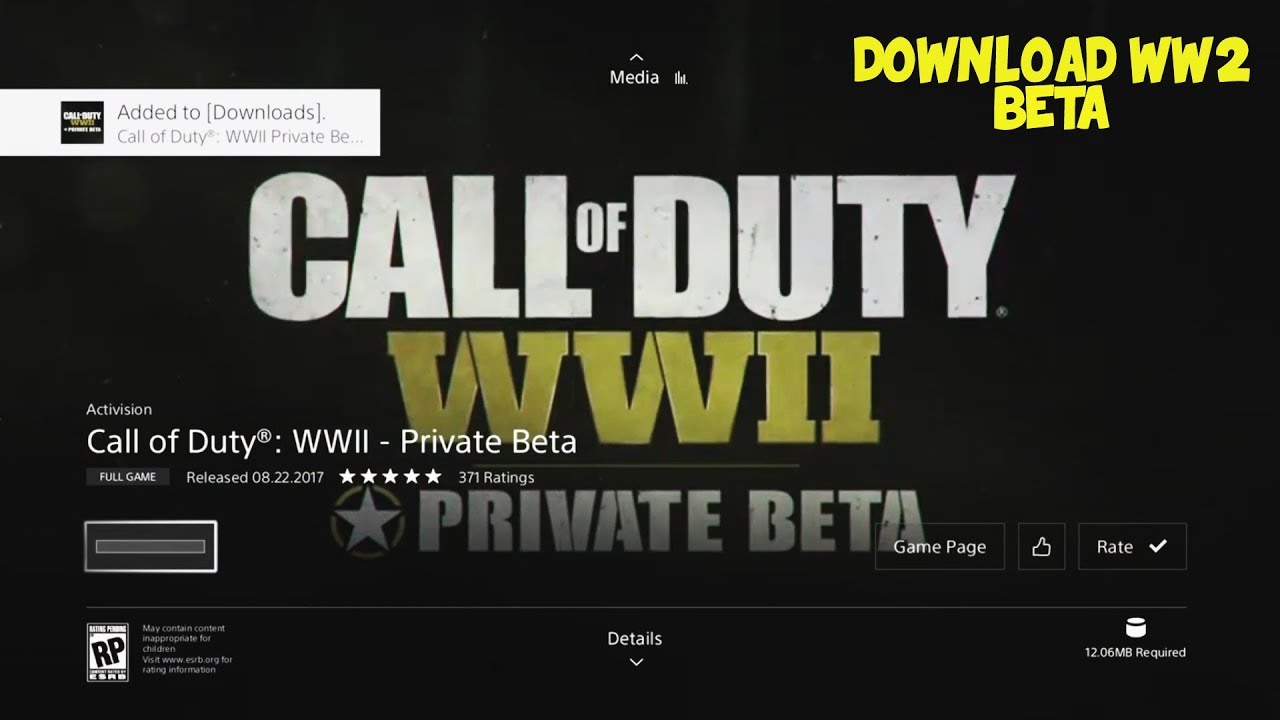 call of duty world war 2 ps4 store