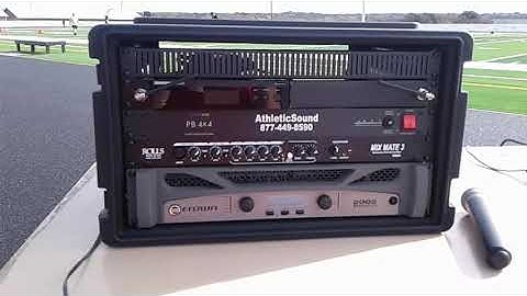Football Field PA system instructional video