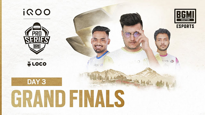 [Hindi] Grand Finals Day - 3 | iQOO BMPS Powered By Loco